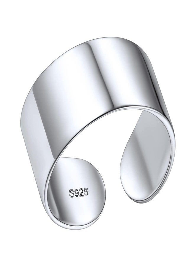 PROSILVER 925 Sterling Silver Toe Rings for Women, Non Tarnish Silver Toe Rings, Open Adjustable Band Toe Ring for Summer Beach - Image 1